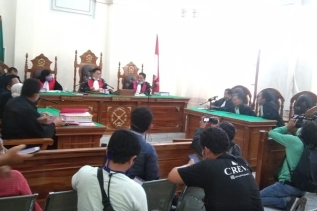 Sidang Pembunuhan Hakim PN Medan Berlangsung Online