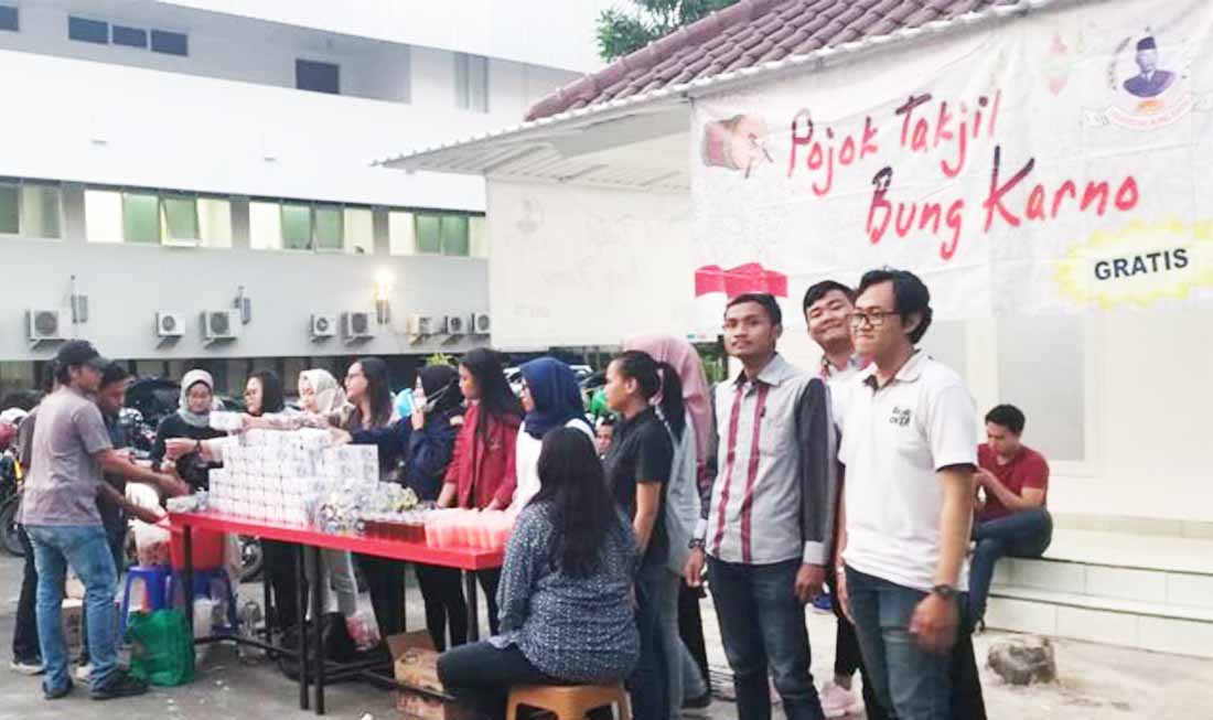 Fakultas Hukum UBK Gelar Pojok Takjil Bung Karno